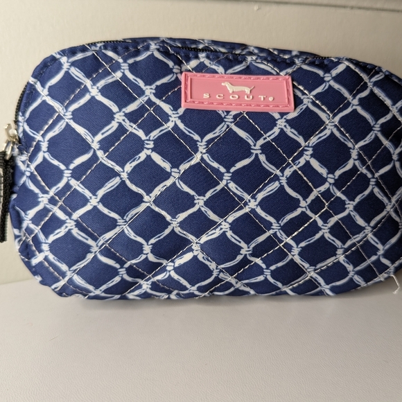 Scout Handbags - Scout Twiggy Makeup Pouch Lattice Knight